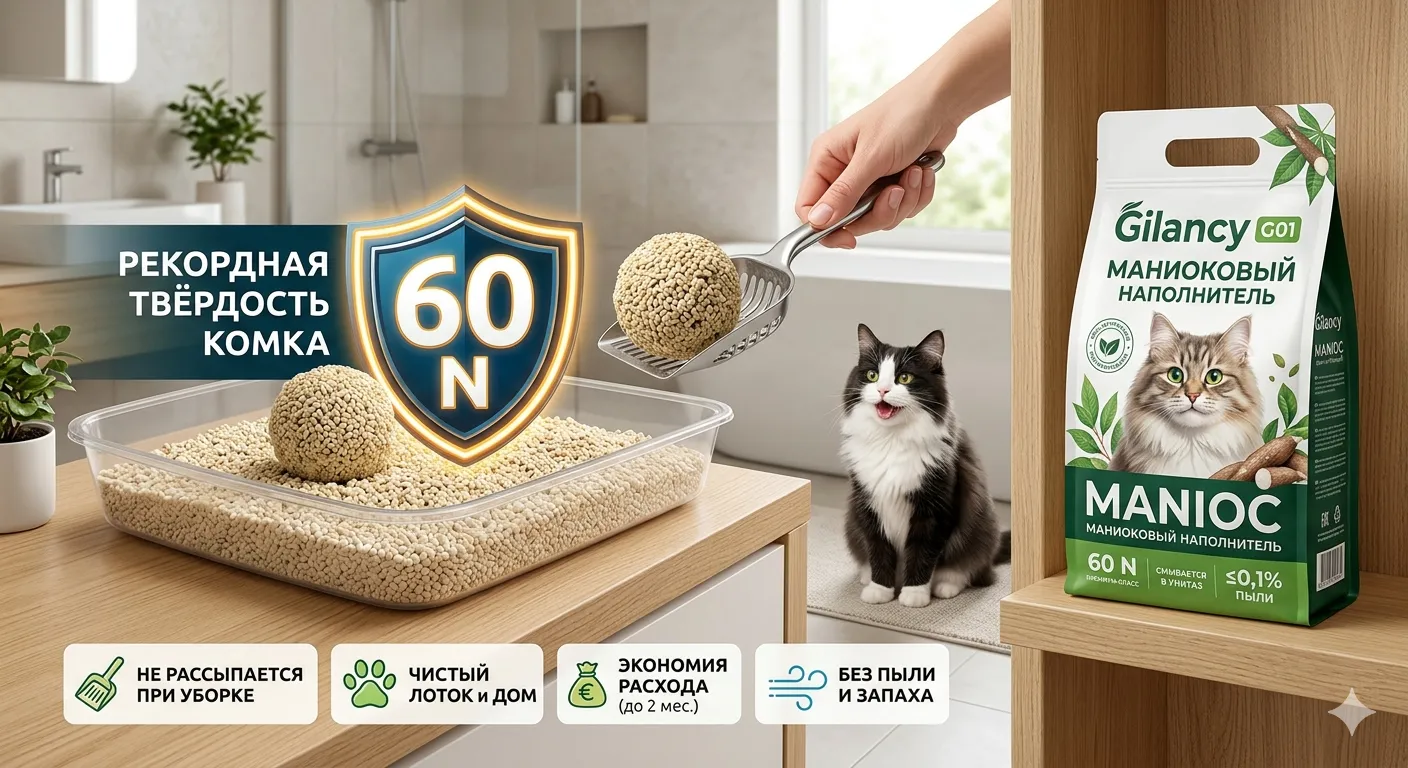 Маниоковый наполнитель: почему 60 N — это новый стандарт качества
